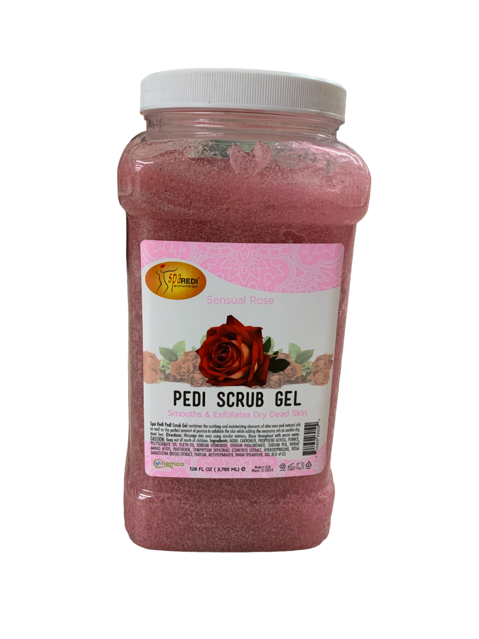 SpaRedi Pedi Scrub Gel Sensual Rose